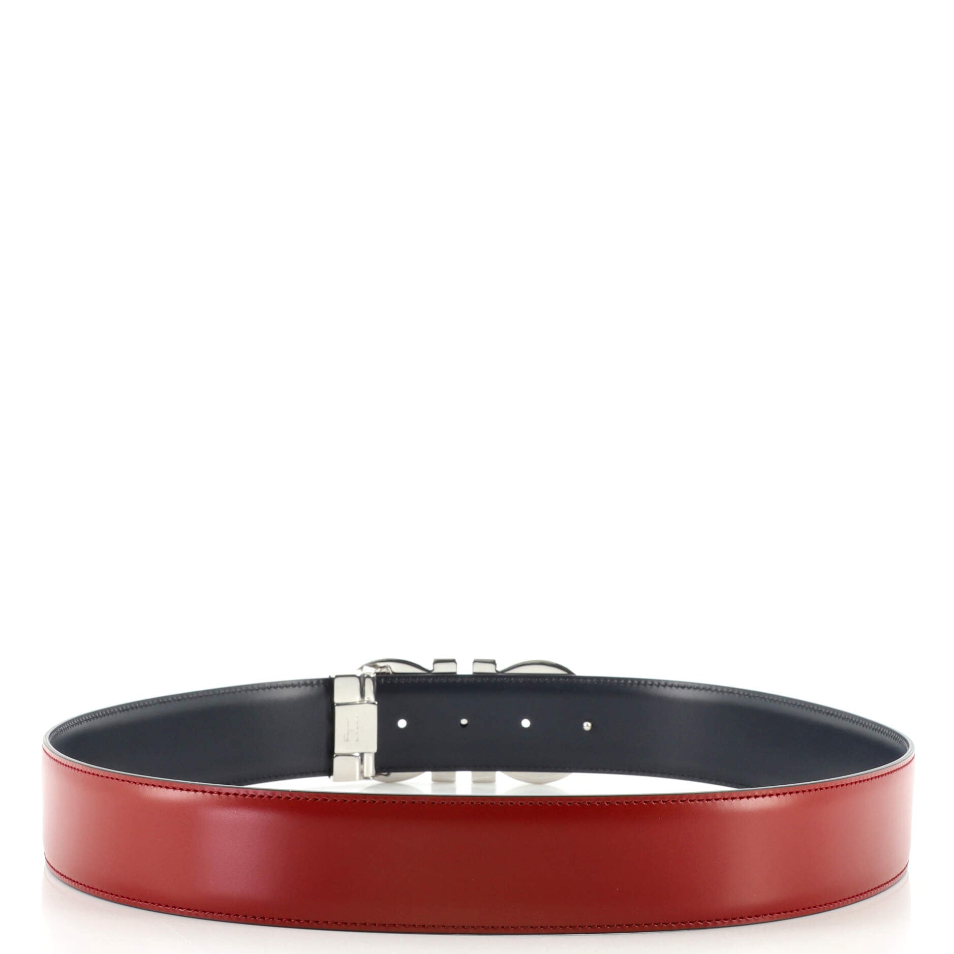 Gancini Reversible Belt Leather Wide 100