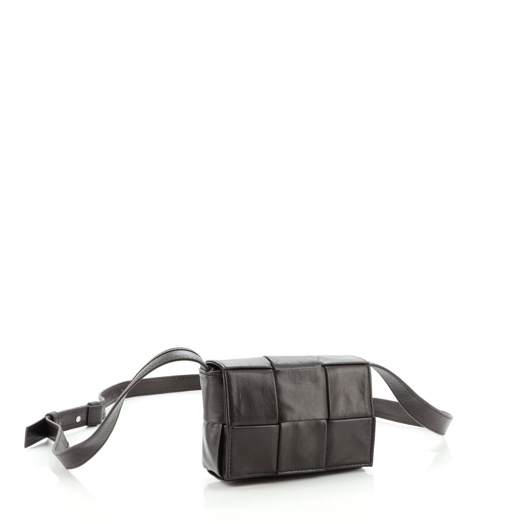 Cassette Crossbody Bag Maxi Intrecciato Leather Extra Mini
