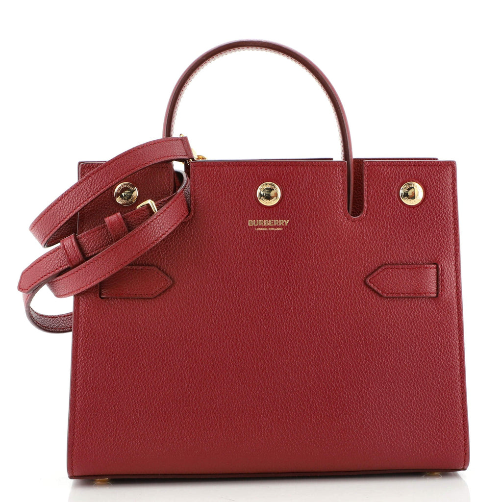 Title Top Handle Bag Leather Mini