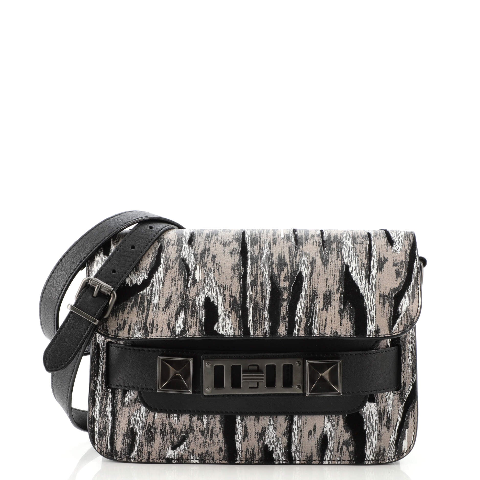 PS11 Crossbody Bag Printed Leather Mini