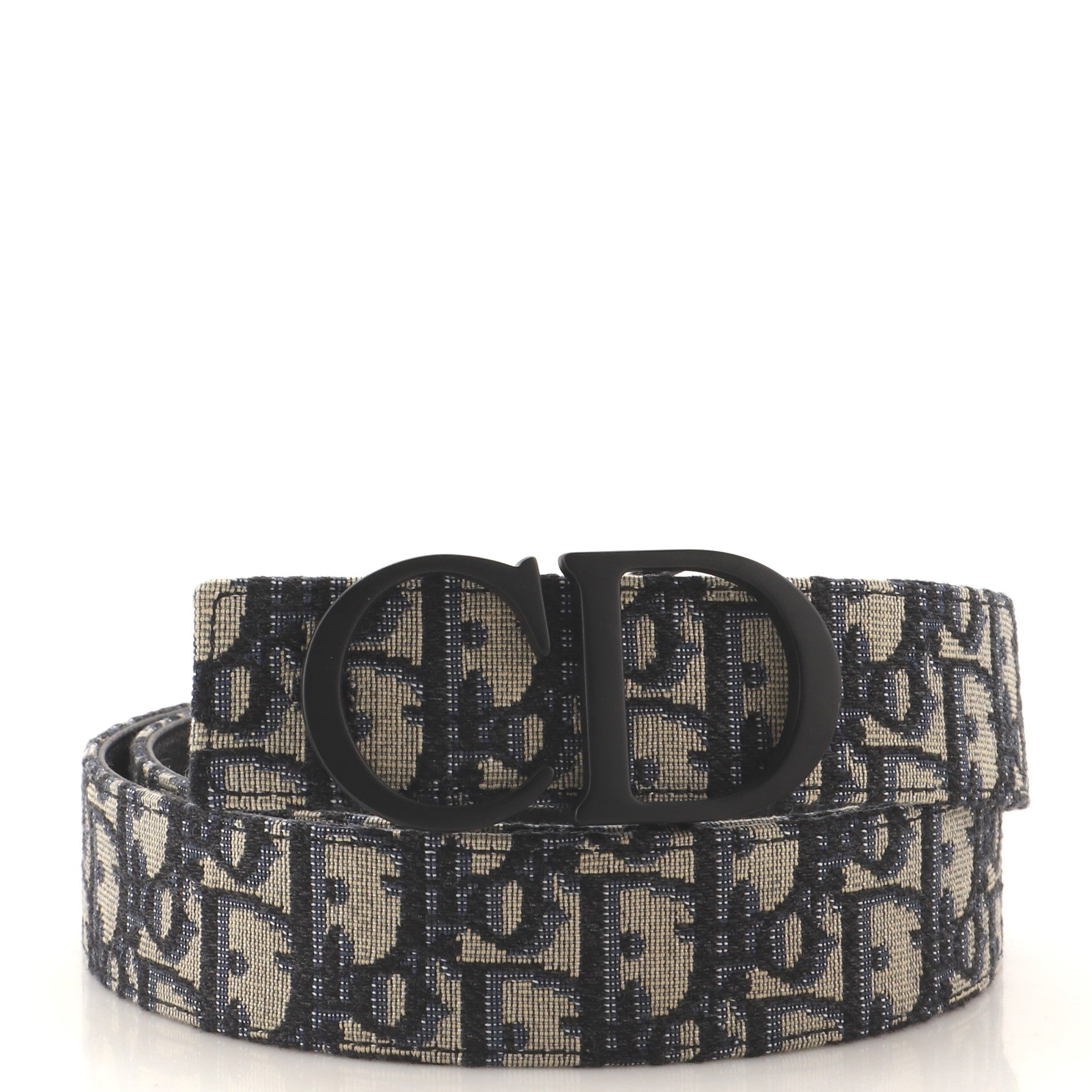 CD Buckle Belt Oblique Canvas Medium 115