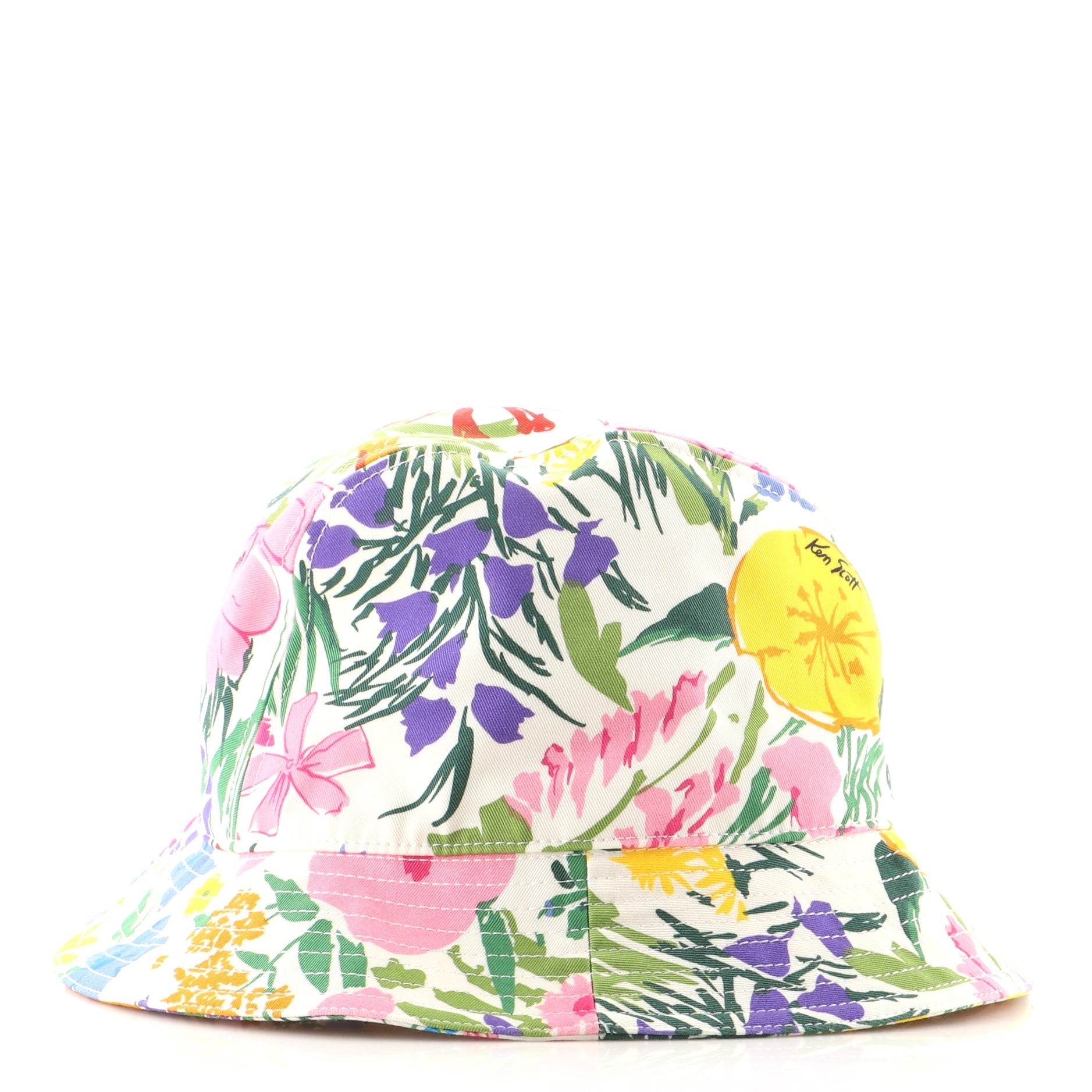 x Ken Scott Bucket Hat Printed Cotton XXL