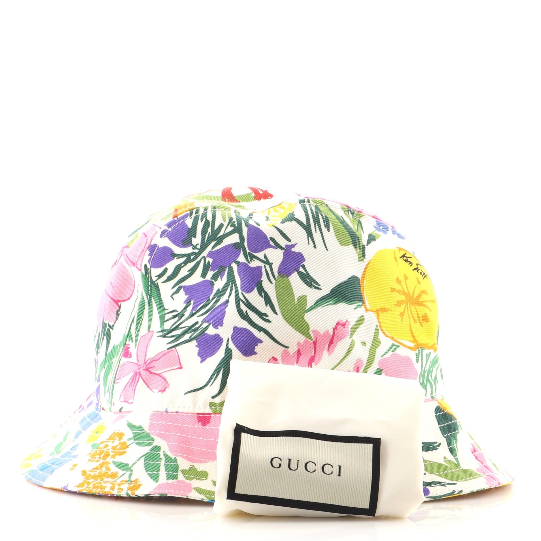 x Ken Scott Bucket Hat Printed Cotton XXL