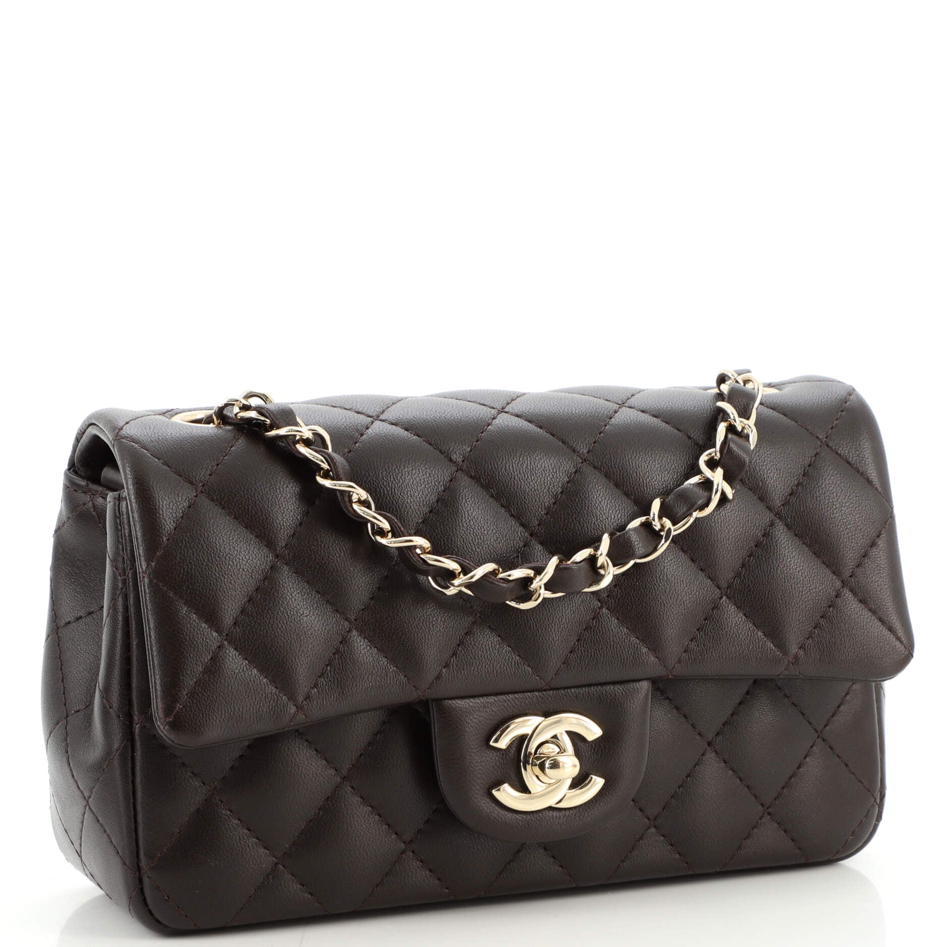 Classic Single Flap Bag Quilted Lambskin Mini