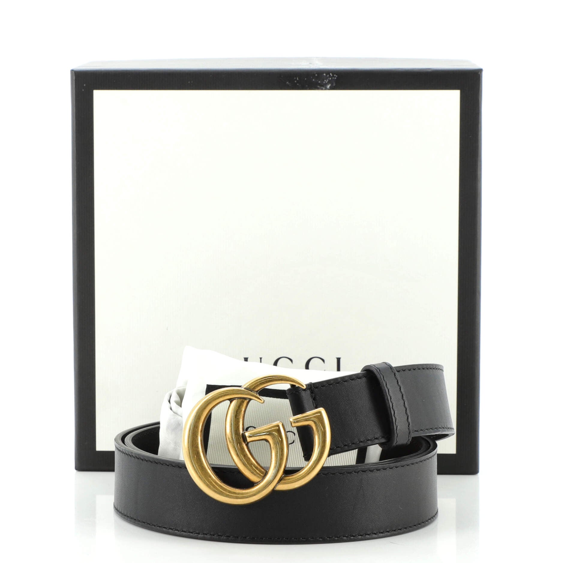 GG Marmont Belt Leather Medium 95