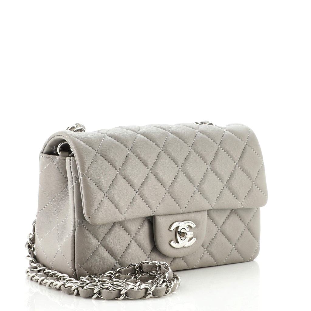 Classic Single Flap Bag Quilted Lambskin Mini
