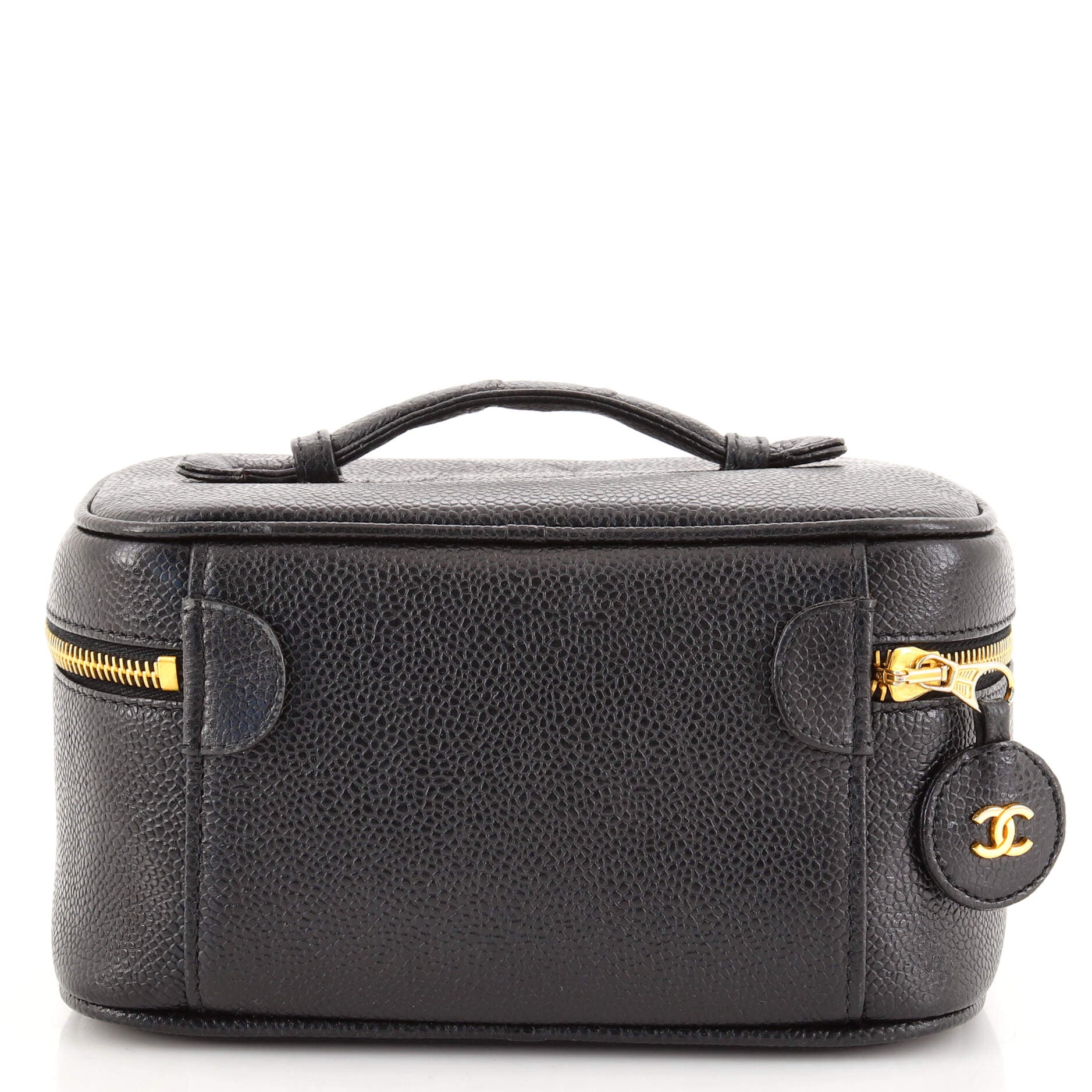 Vintage Timeless Cosmetic Case Caviar Medium