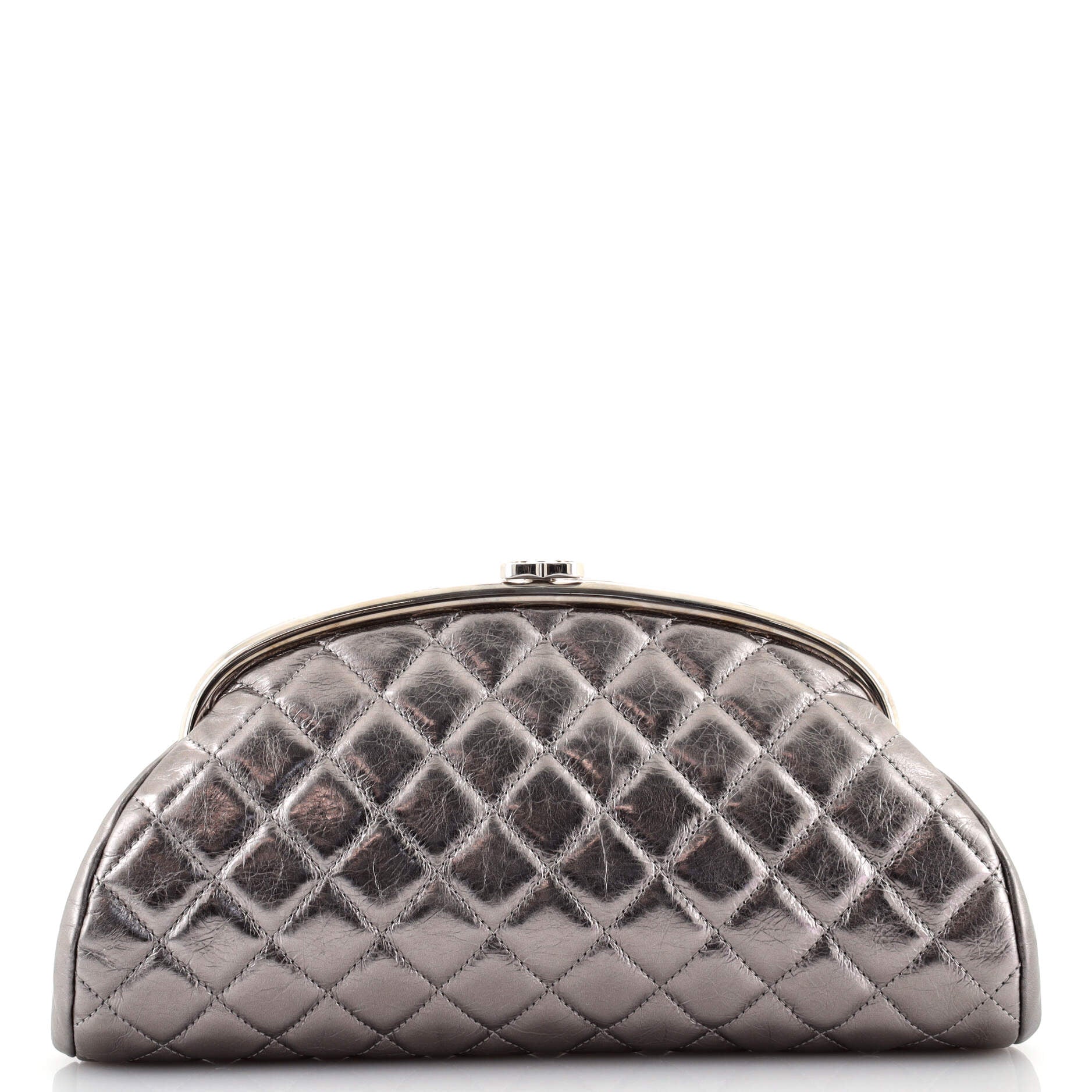 Timeless Clutch Quilted Aged Calfskin