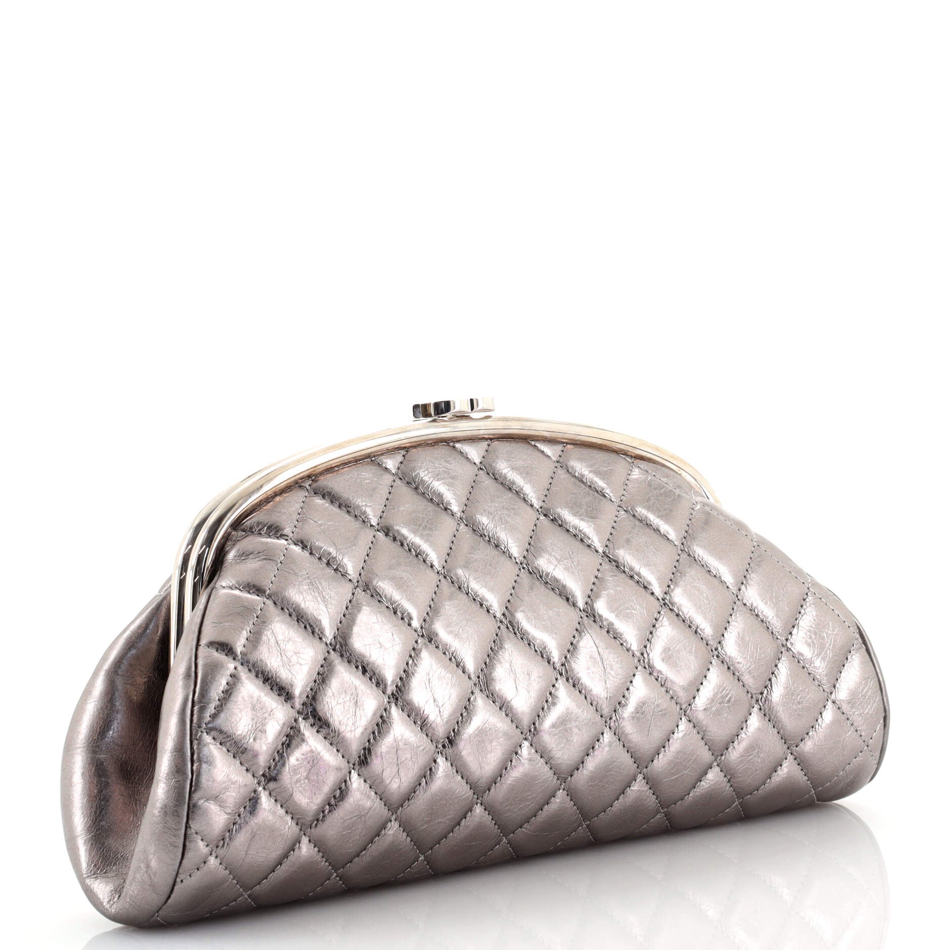 Timeless Clutch Quilted Aged Calfskin