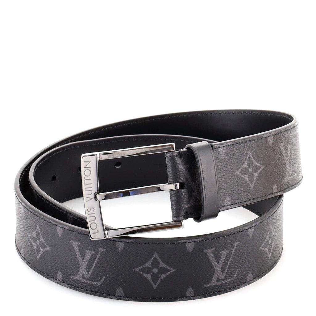 Signature Chain Belt Monogram Eclipse Canvas Medium 90