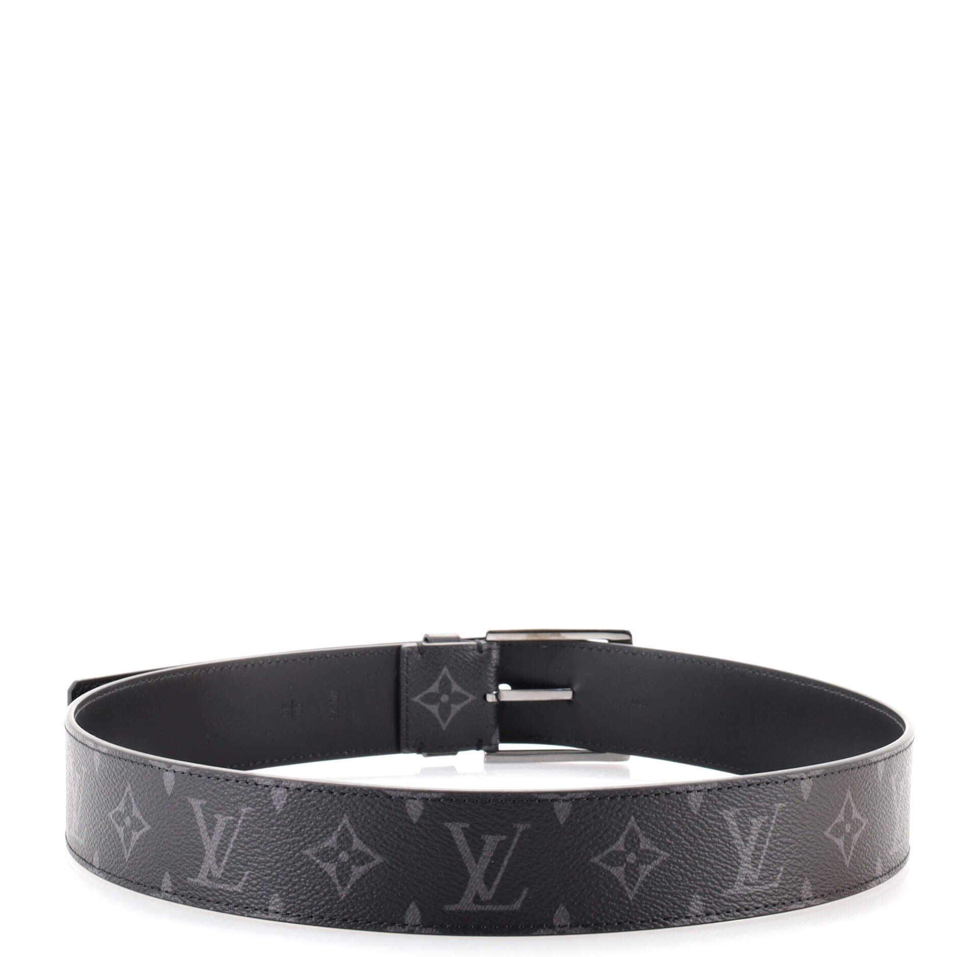 Signature Chain Belt Monogram Eclipse Canvas Medium 90