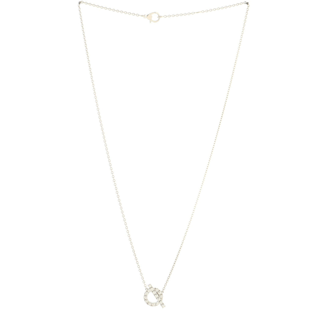 Finesse Pendant Necklace 18K White Gold and Diamonds