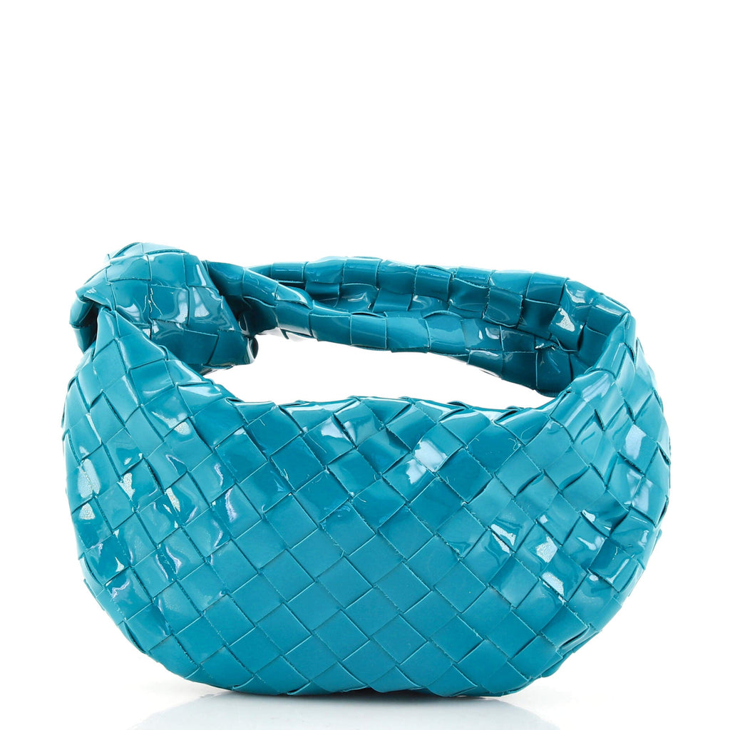 BV Jodie Hobo Intrecciato Patent Mini
