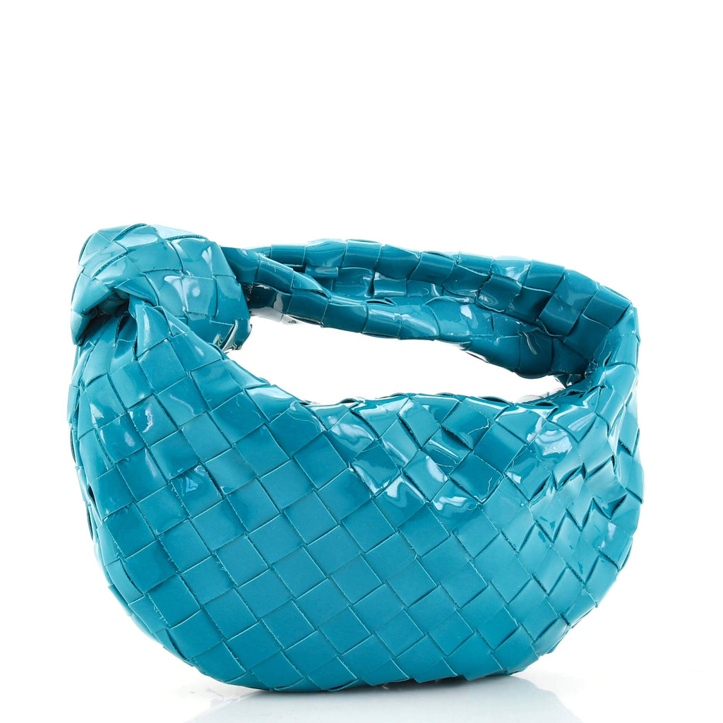 BV Jodie Hobo Intrecciato Patent Mini