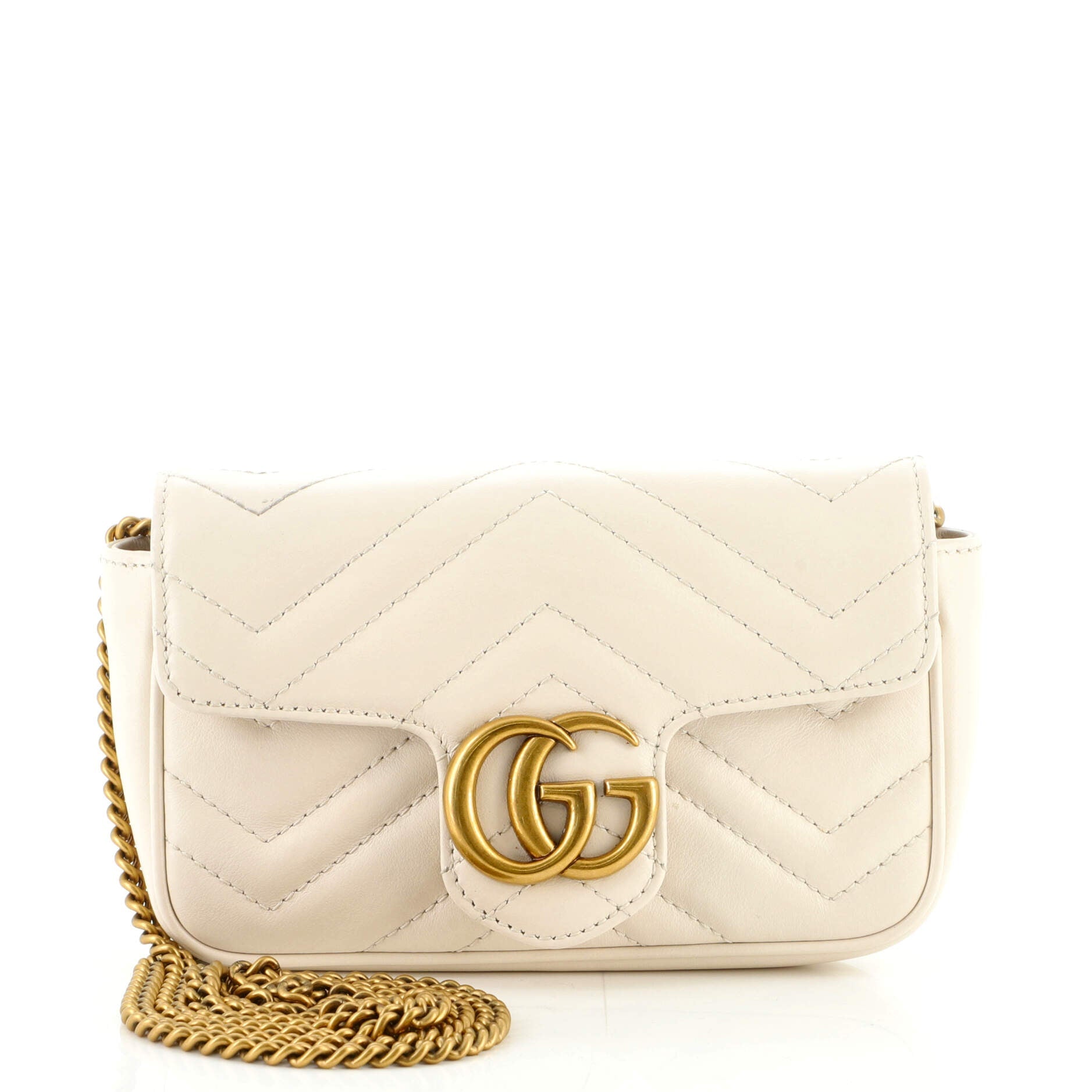 GG Marmont Flap Bag Matelasse Leather Super Mini