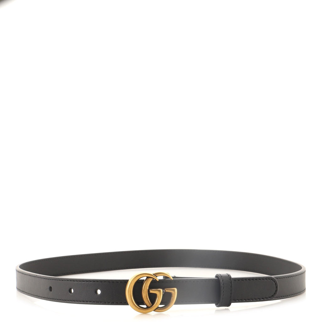 GG Marmont Belt Leather Thin 80