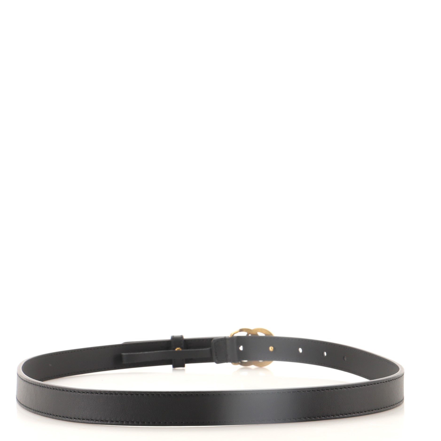 GG Marmont Belt Leather Thin 80