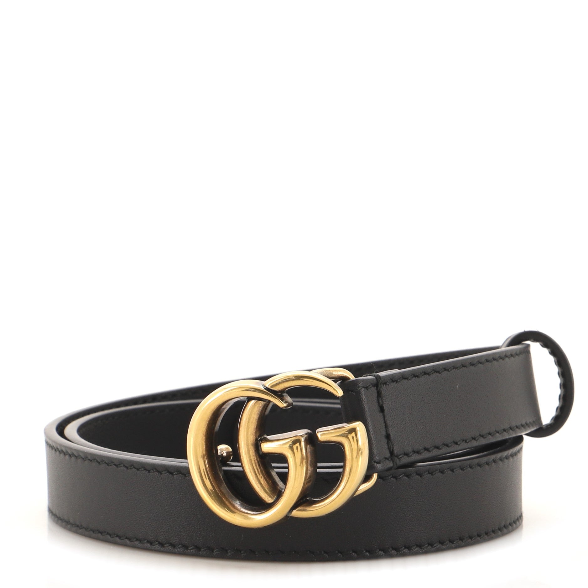 GG Marmont Belt Leather Thin 70