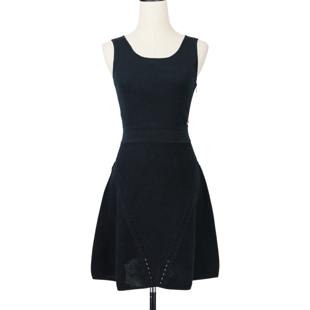 Chanel Rib Knit Sleeveless Dress