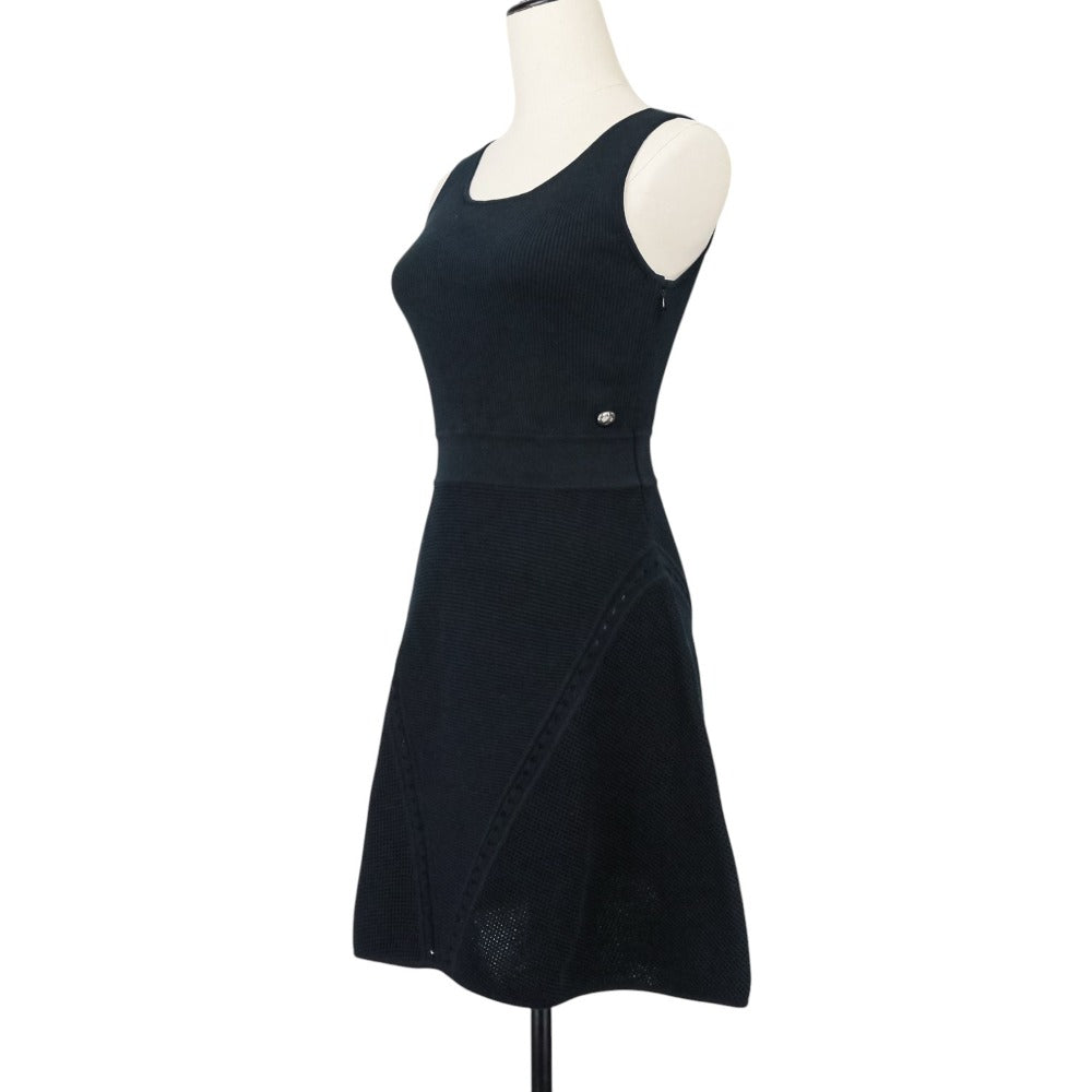 Chanel Rib Knit Sleeveless Dress