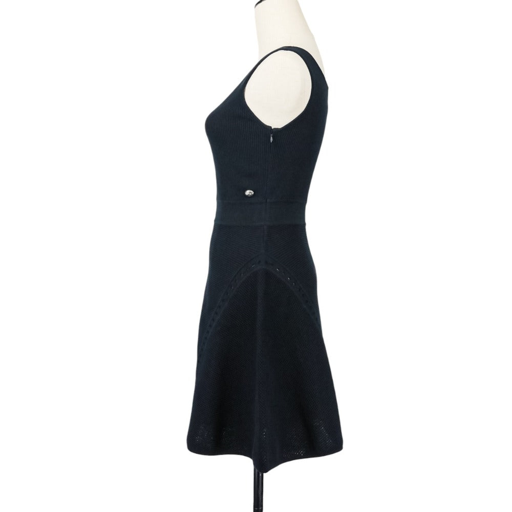 Chanel Rib Knit Sleeveless Dress
