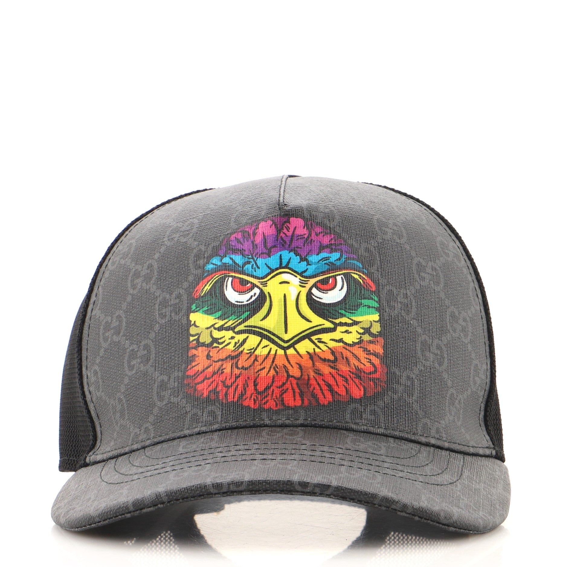 Baseball Cap Printed GG Coated Canvas Large