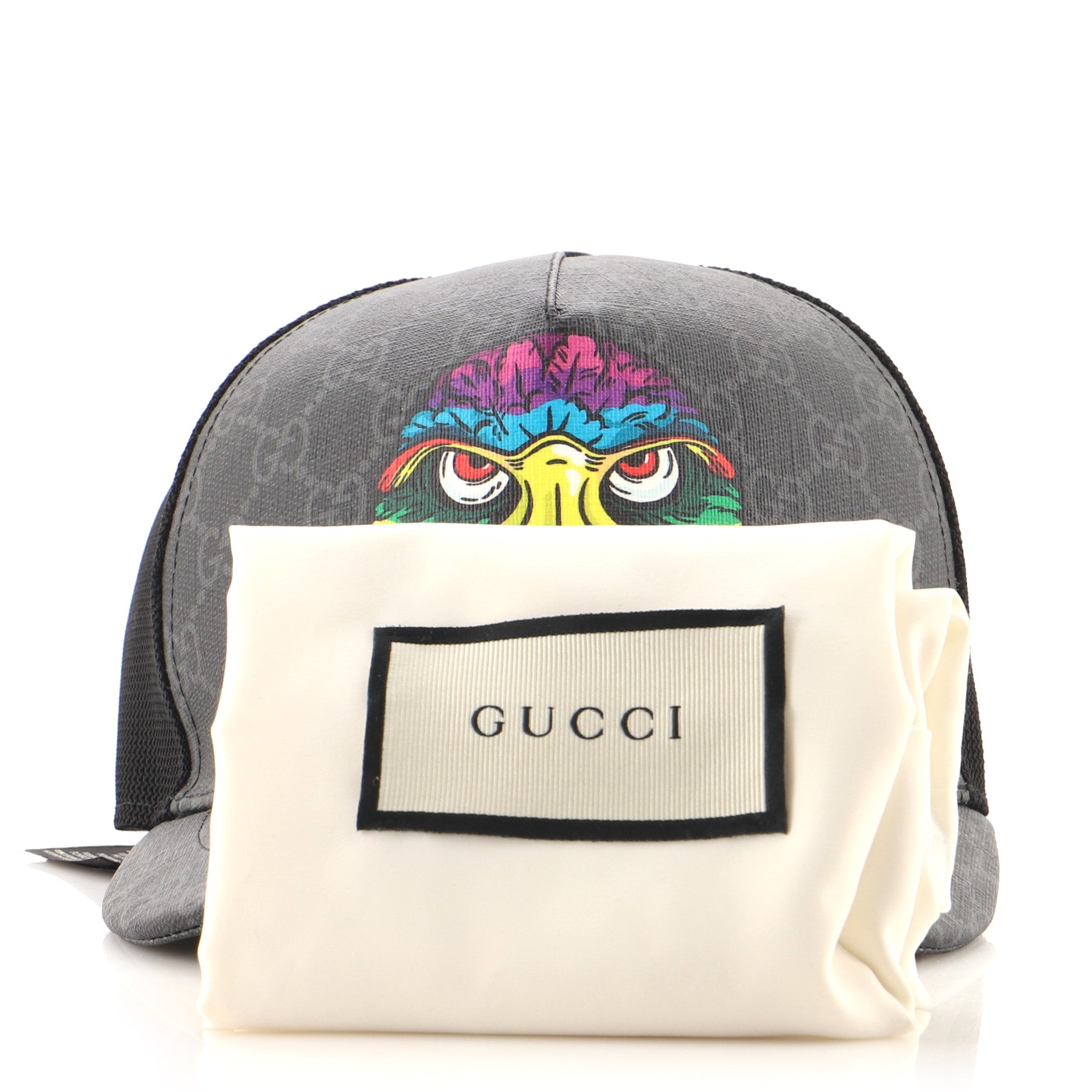 Baseball Cap Printed GG Coated Canvas Large