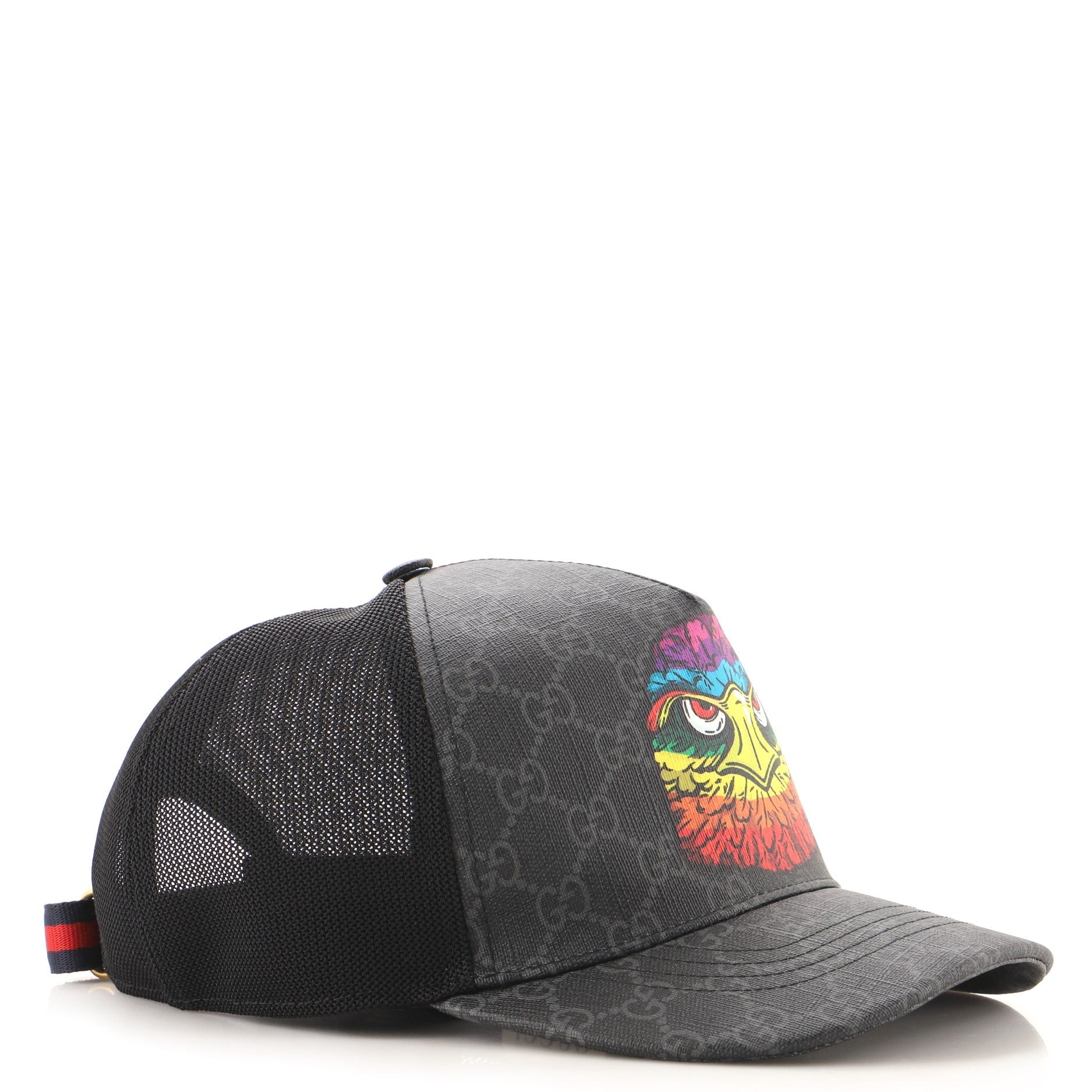 Baseball Cap Printed GG Coated Canvas Large