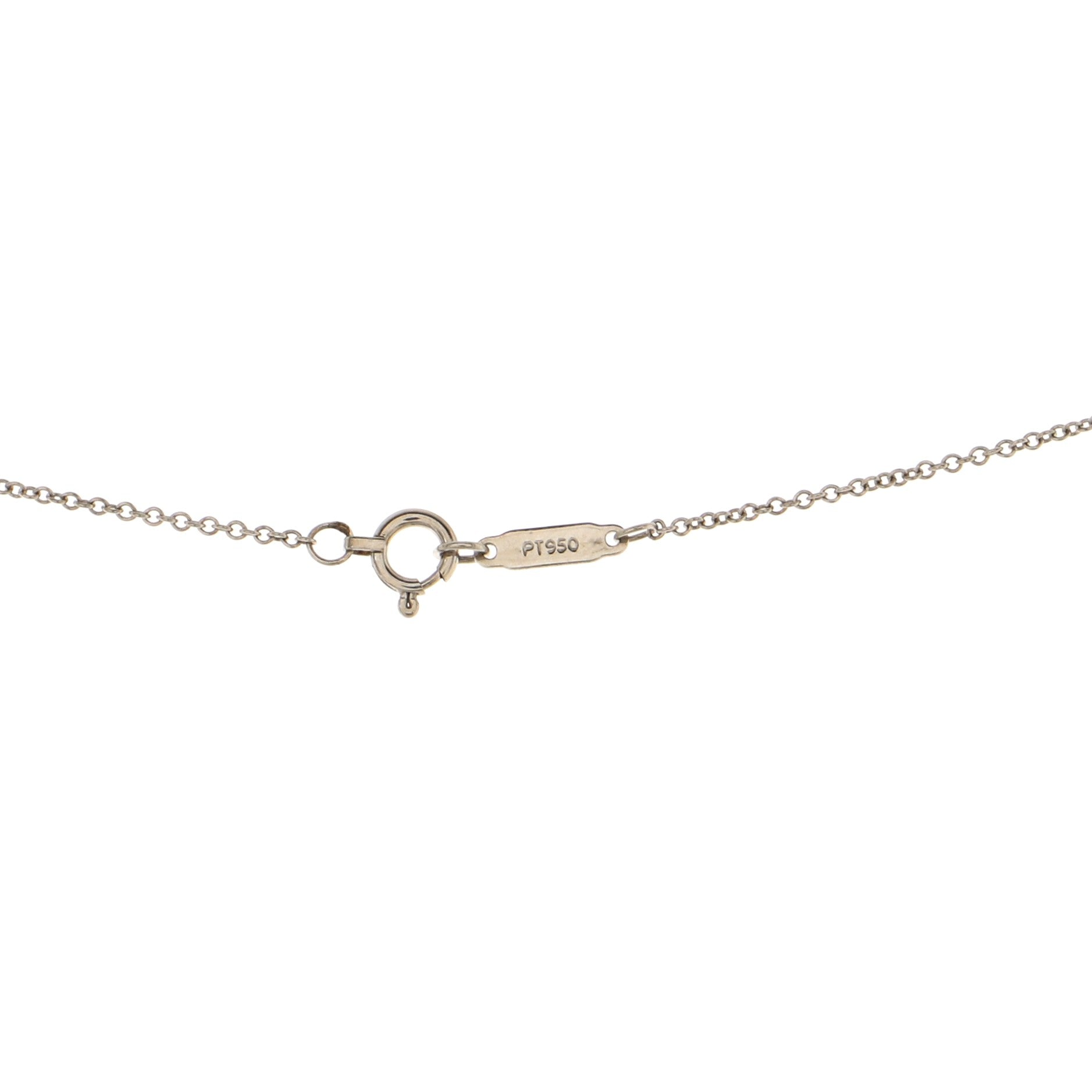 Aria Pendant Necklace Platinum and Diamonds