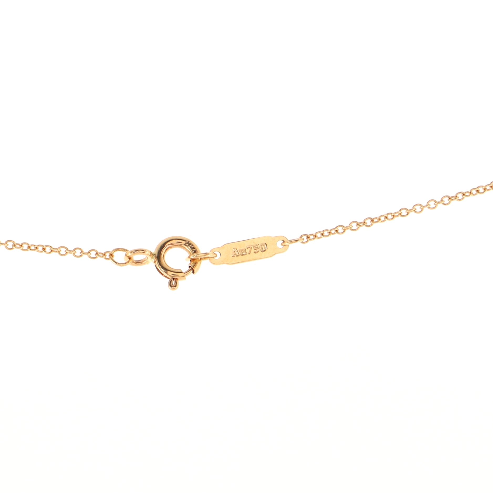 Heart 3 Diamond Pendant Necklace 18K Rose Gold with Diamonds