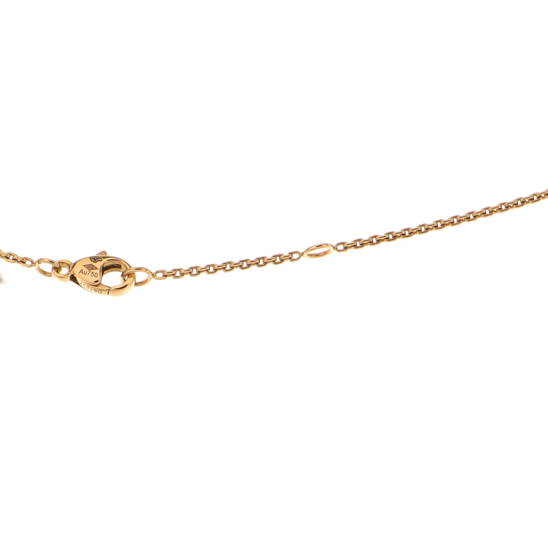 Idylle Blossom LV Pendant Necklace 18K Yellow Gold with Diamond