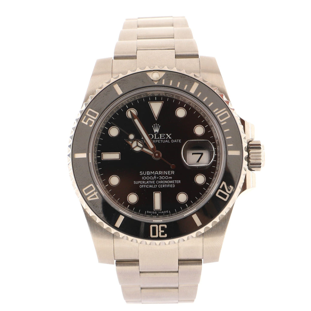 Oyster Perpetual Submariner Date Automatic Watch Stainless Steel and Cerachrom 40