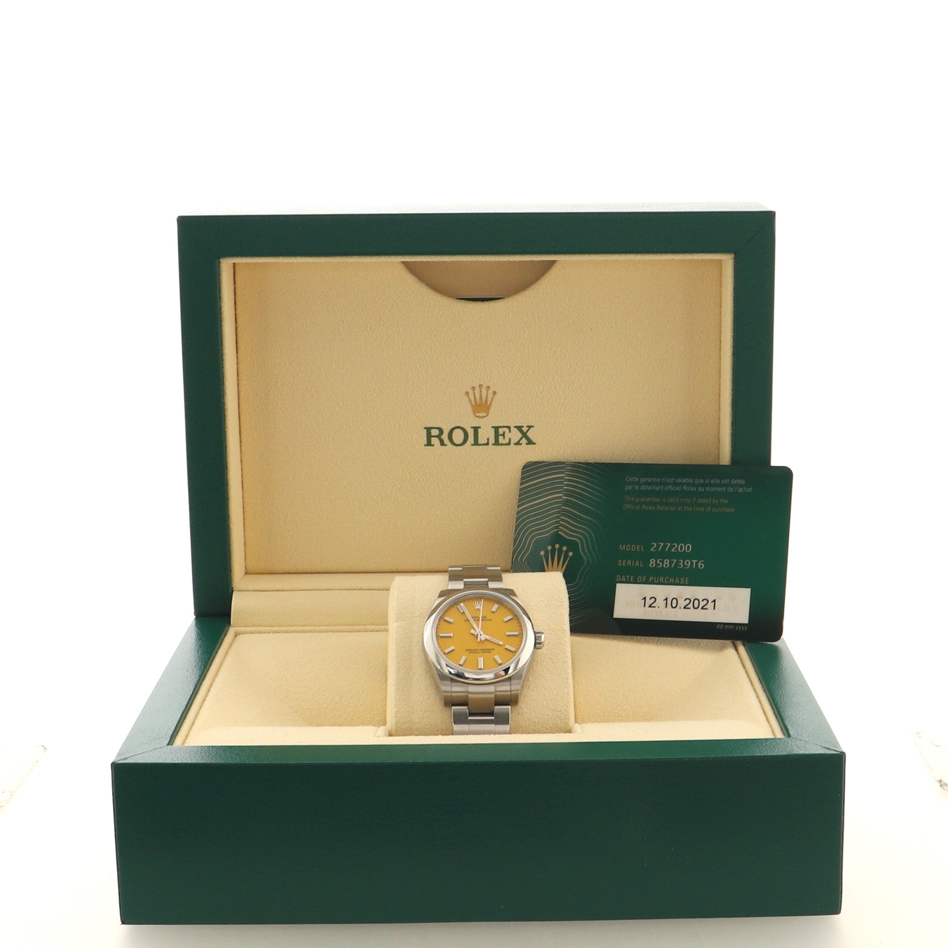 Oyster Perpetual Automatic Watch Stainless Steel 31