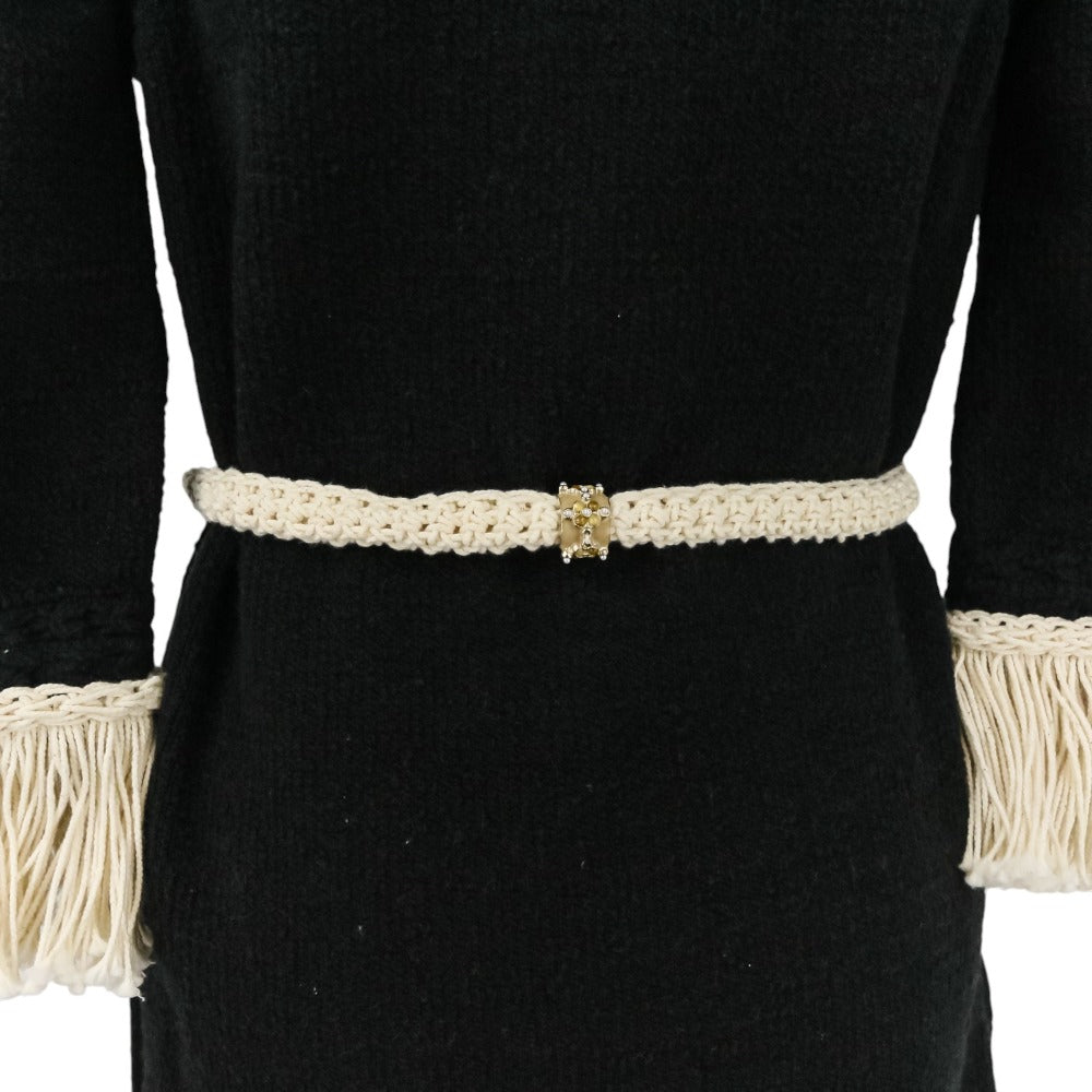 Chanel Fringed Tweed Dress