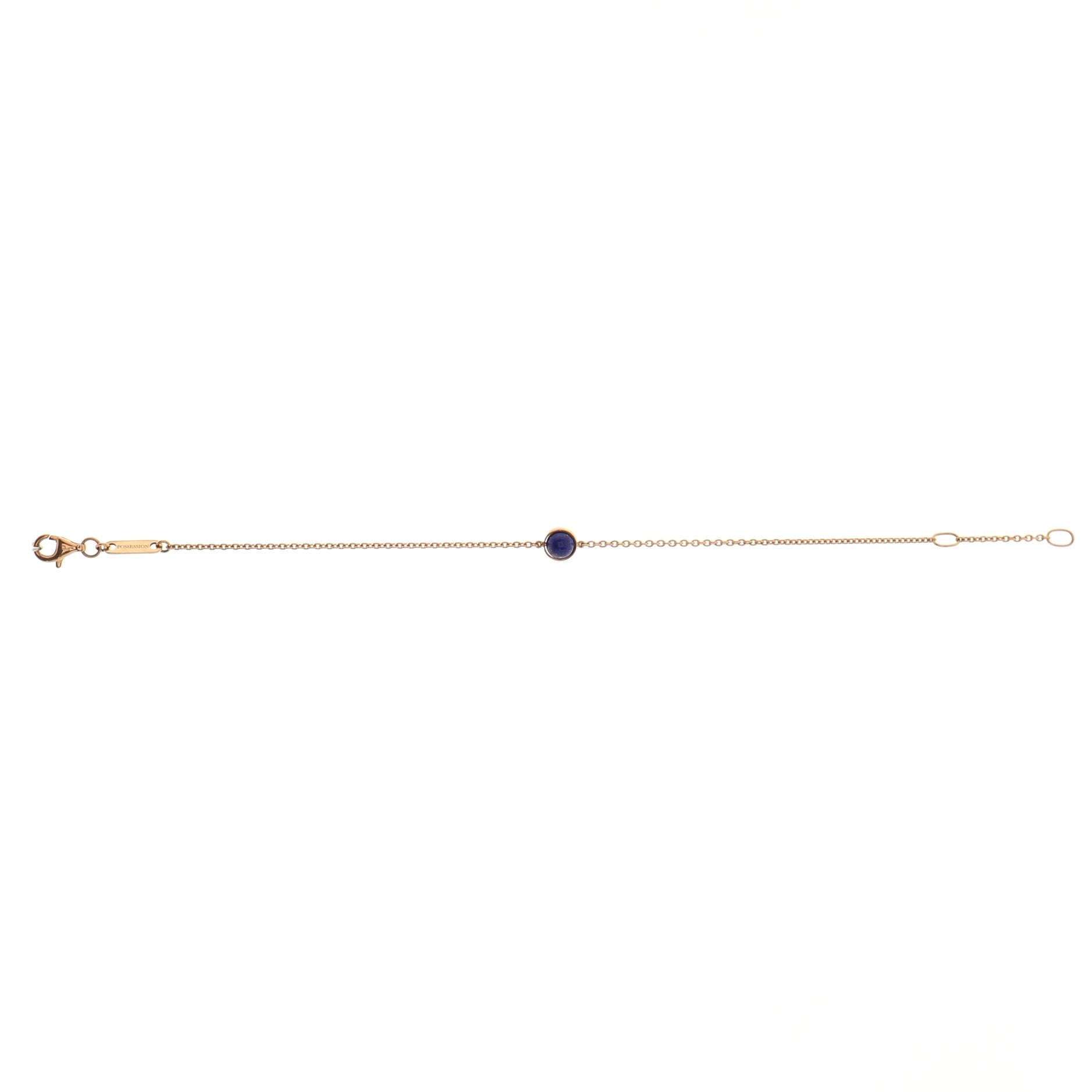 Possession Bracelet 18K Rose Gold with Lapis Lazuli