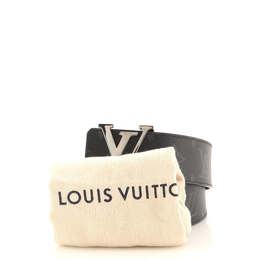 LV Initiales Reversible Belt Monogram Eclipse Canvas Wide 95
