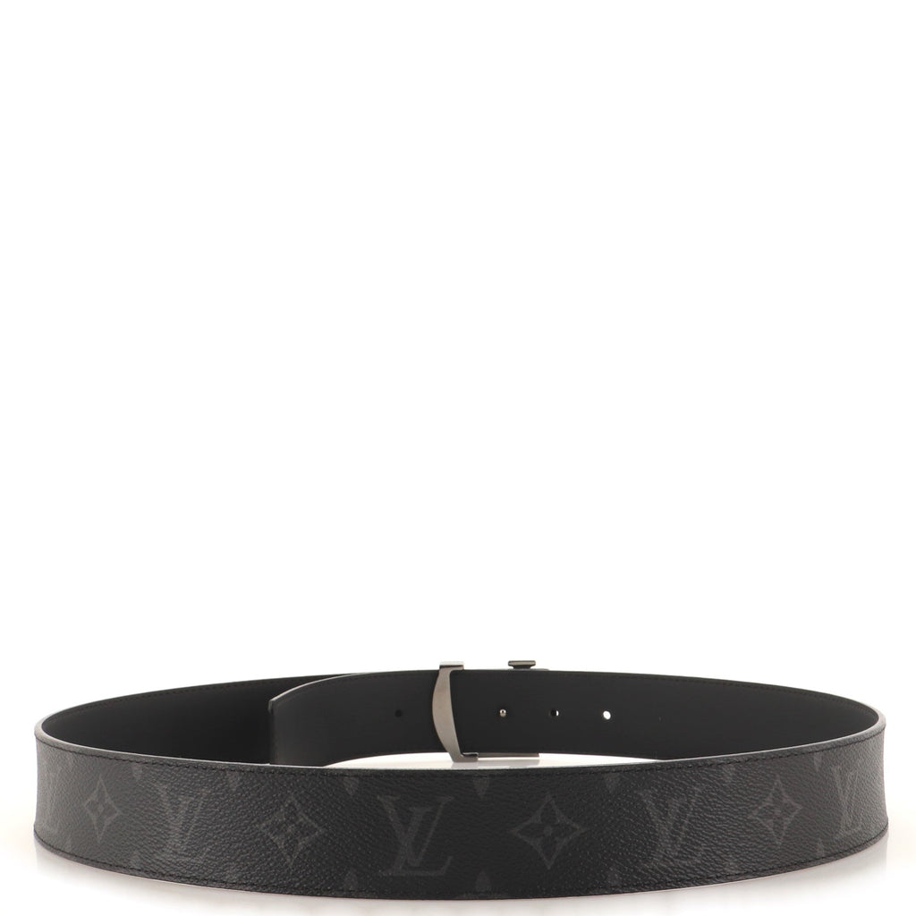 LV Initiales Reversible Belt Monogram Eclipse Canvas Wide 95
