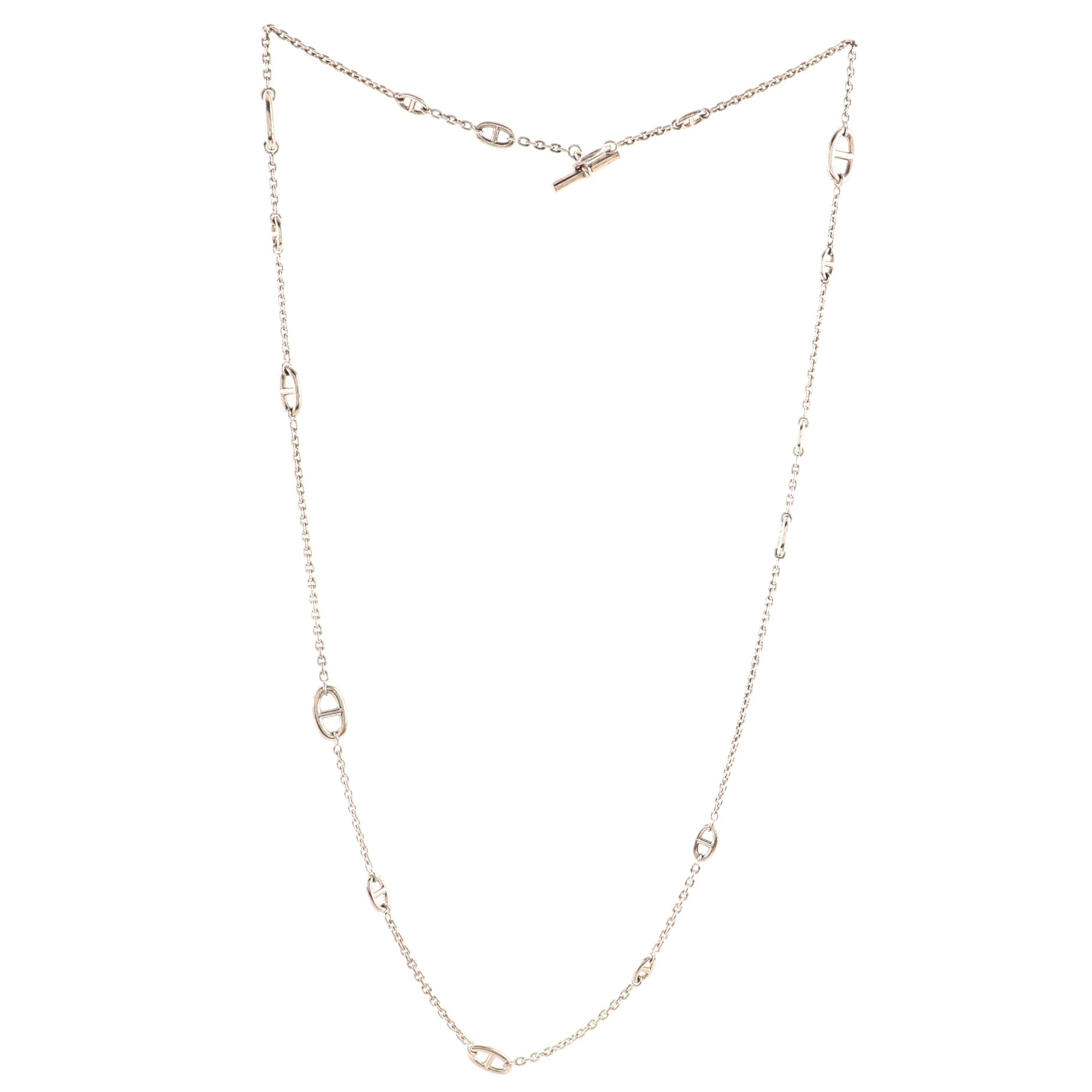 Farandole Long Necklace Sterling Silver 120