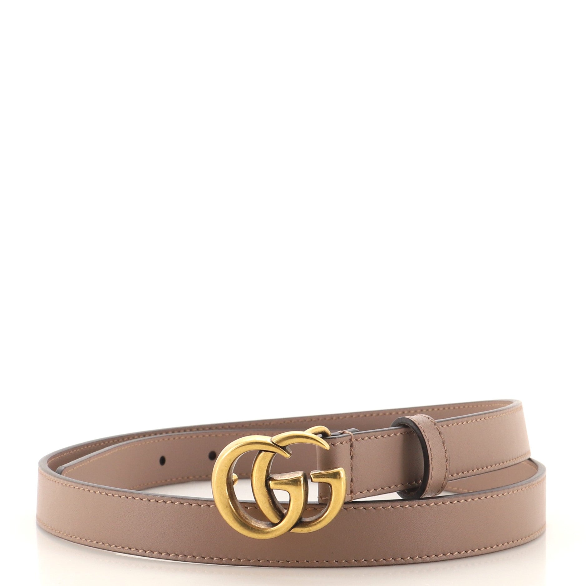GG Marmont Belt Leather Thin 85