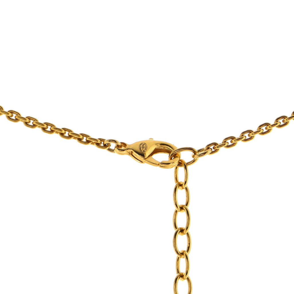 CC Drop Star Necklace Metal with Crystals