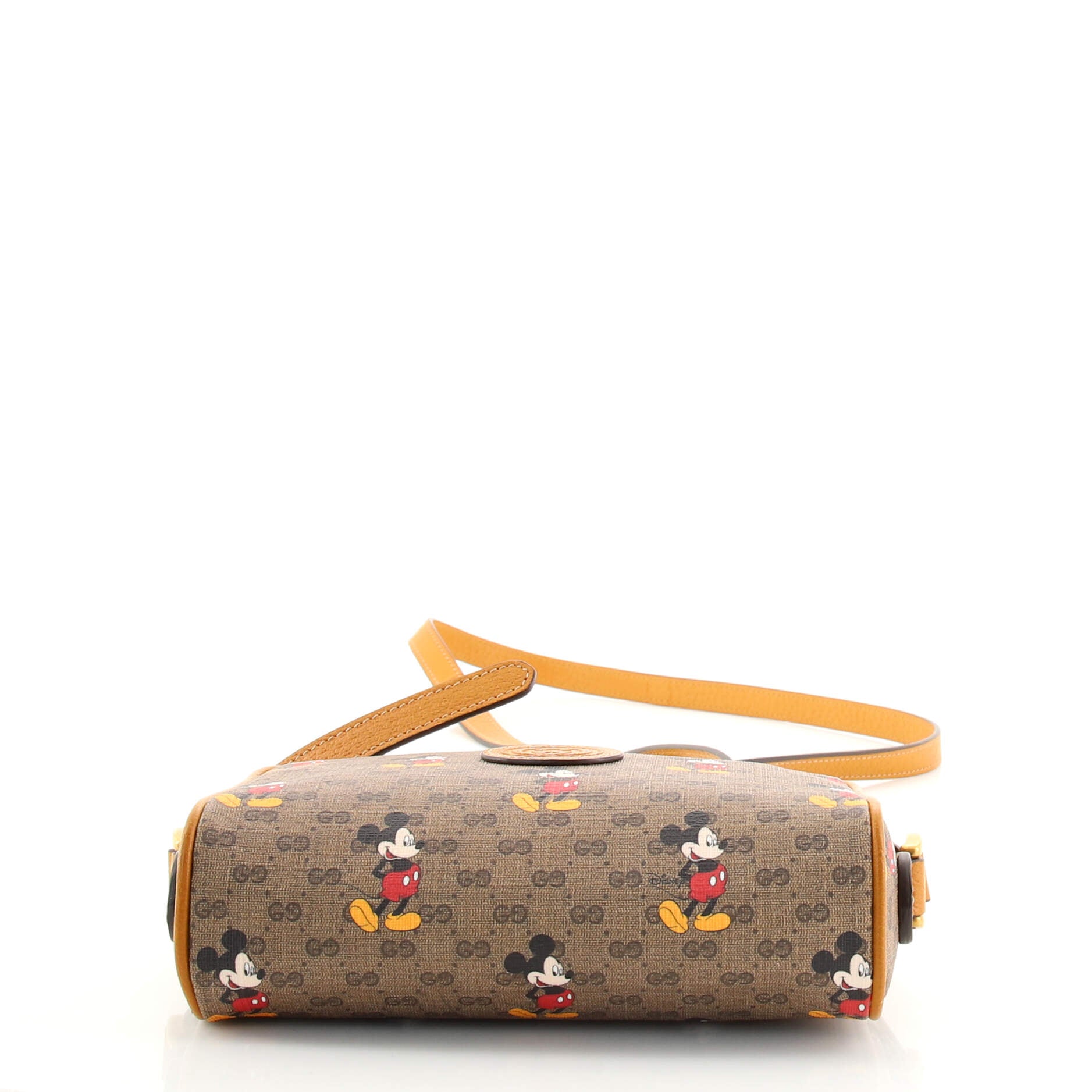 Disney Mickey Mouse Shoulder Bag Printed Mini GG Coated Canvas Mini