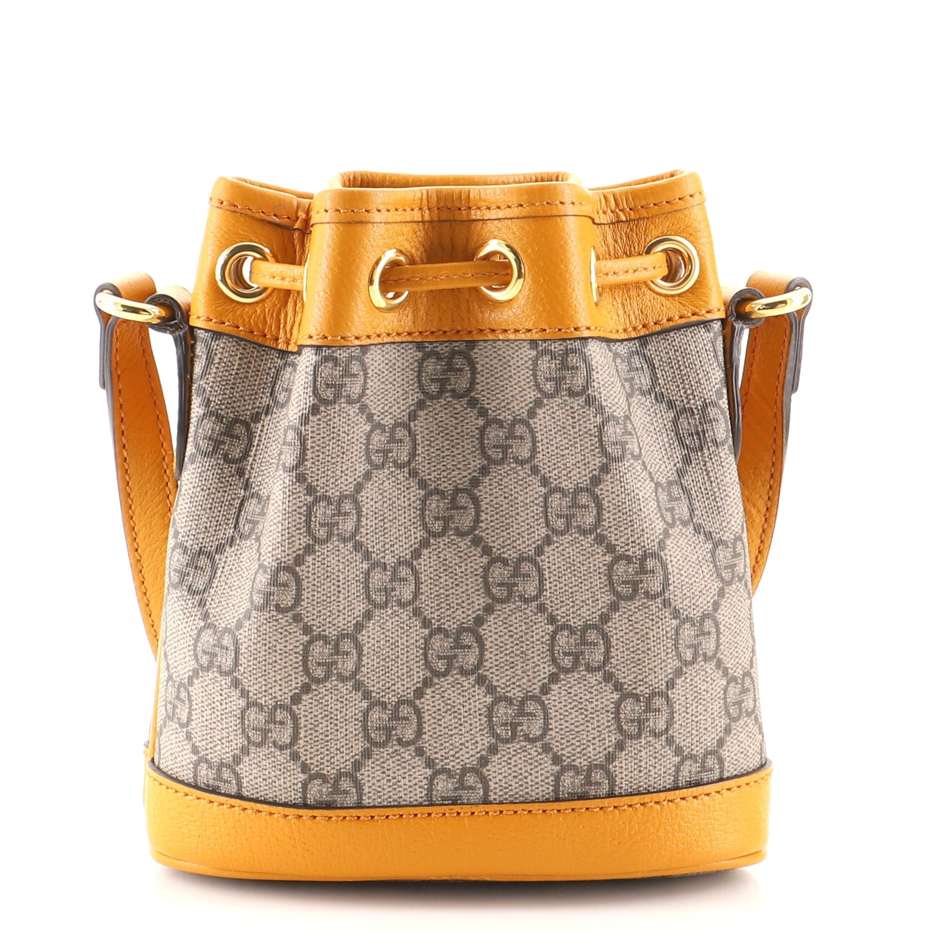 x EXO-KAI Ophidia Bucket Bag Printed GG Coated Canvas Mini