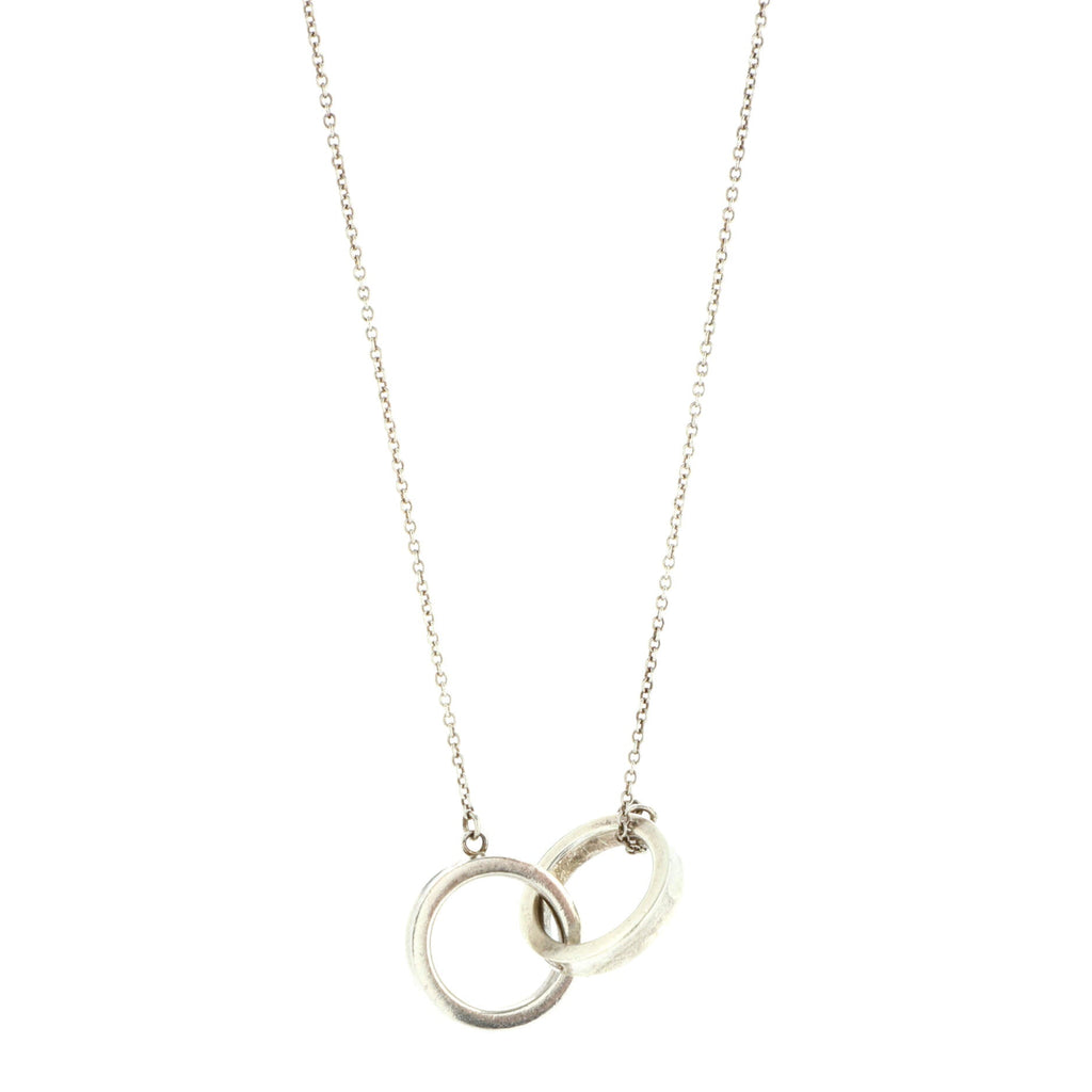 1837 Interlocking Circles Pendant Necklace Sterling Silver Small