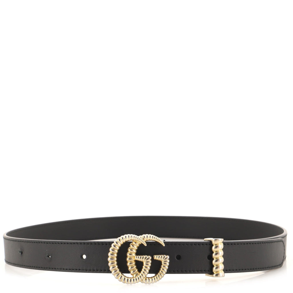 GG Torchon Belt Leather Thin 85