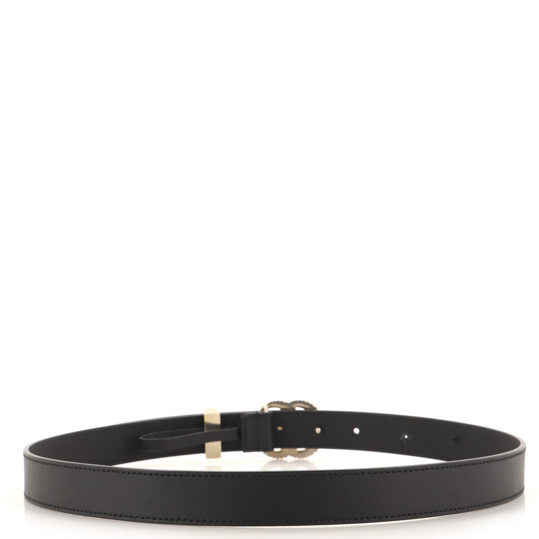 GG Torchon Belt Leather Thin 85