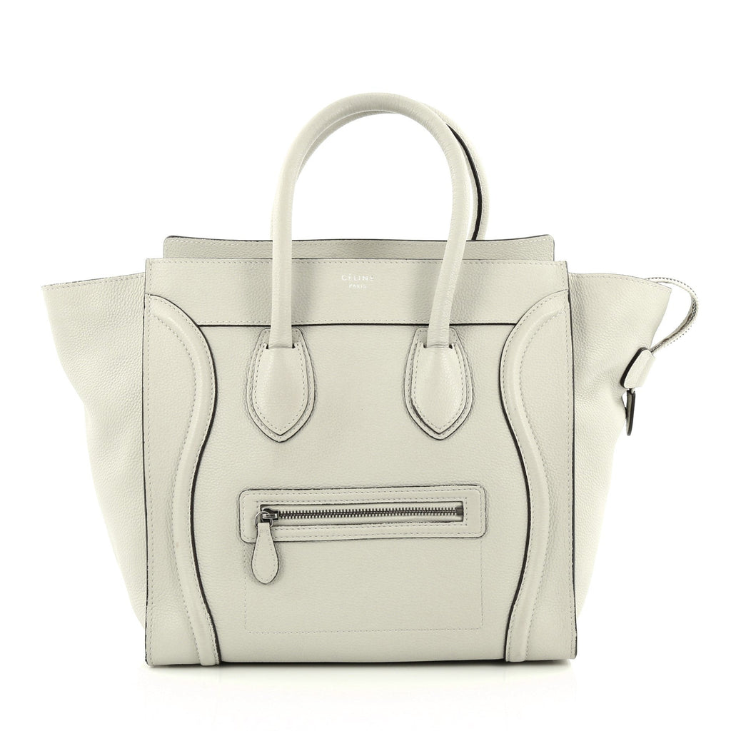 Luggage Handbag Grainy Leather Mini