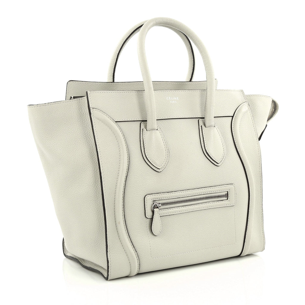 Luggage Handbag Grainy Leather Mini