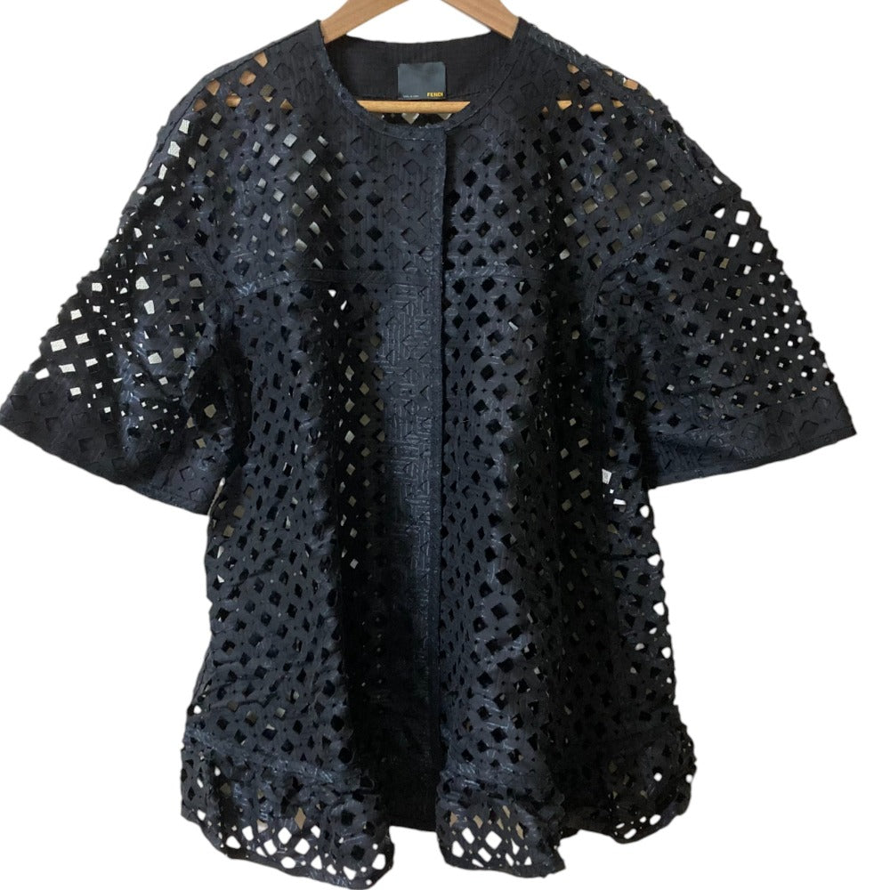 Fendi Cutwork Short Sleeve Shirt