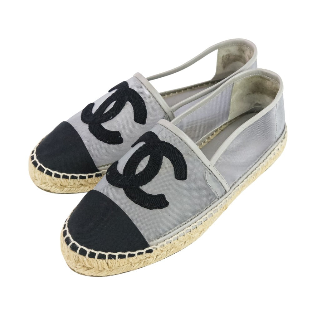 Chanel Coco Mark Mesh Espadrille