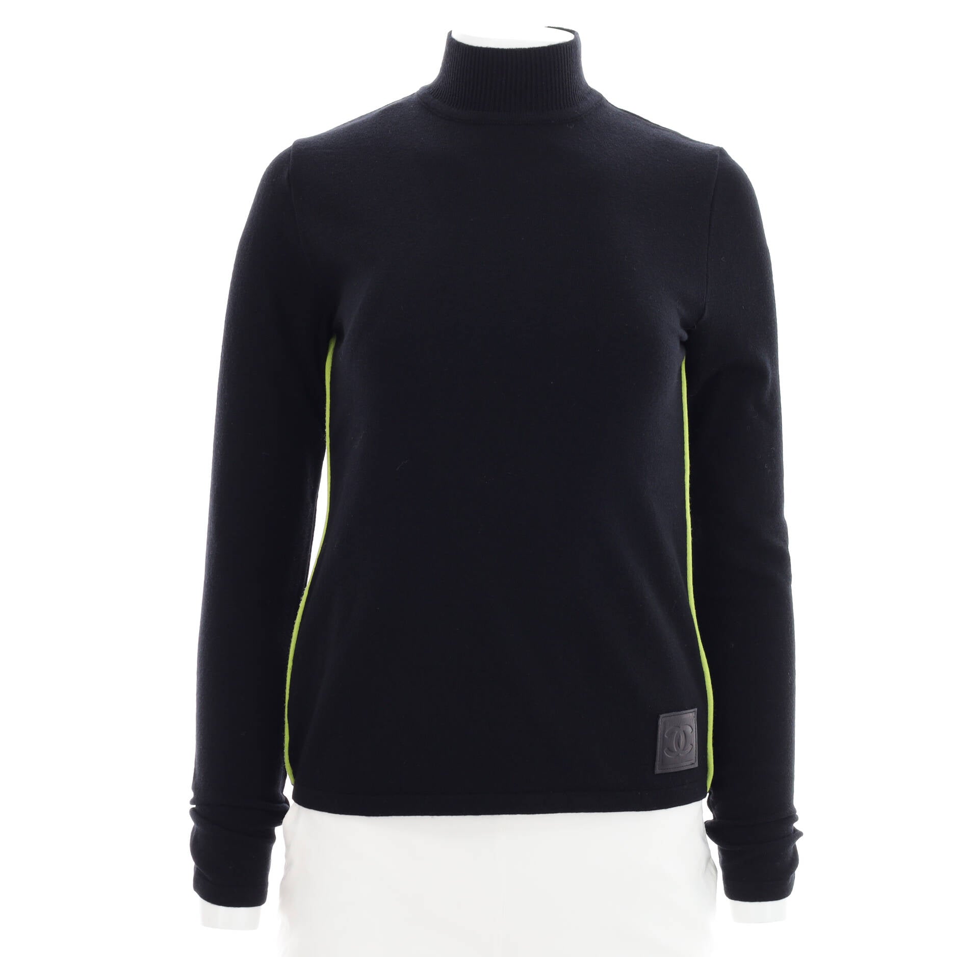 Women's Sport CC Turtle Neck Sweater Knit Wool